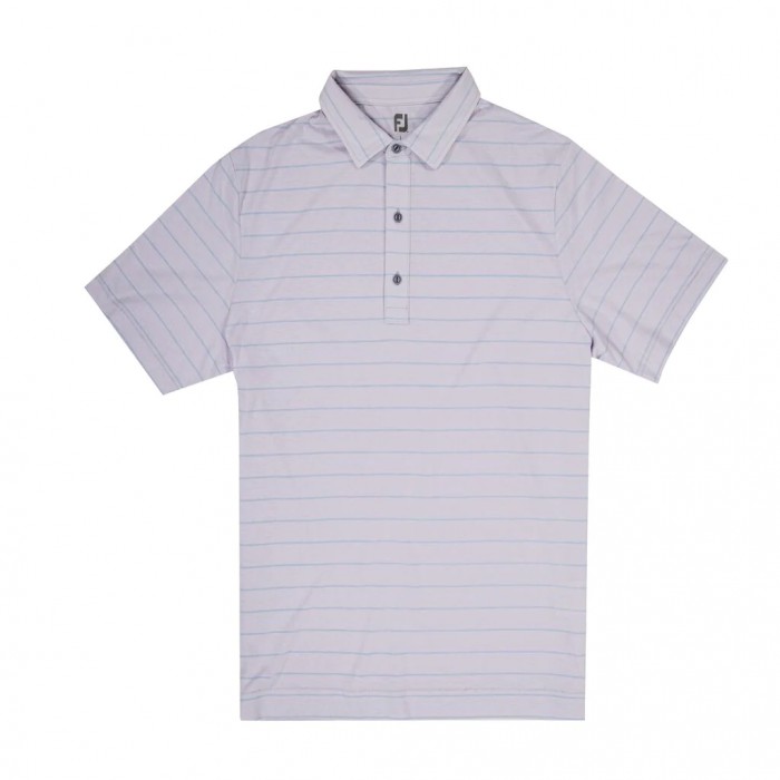 Camisas Footjoy Coastal Colección Open Stripe Hombre Morados | MX-728305O