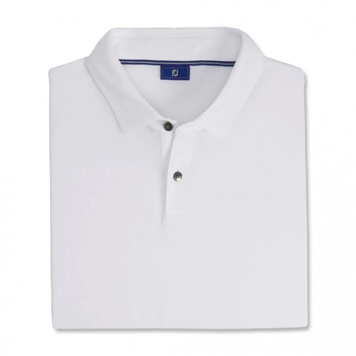 Camisas Footjoy Heather Jersey Hombre Blancos | MX-963287N