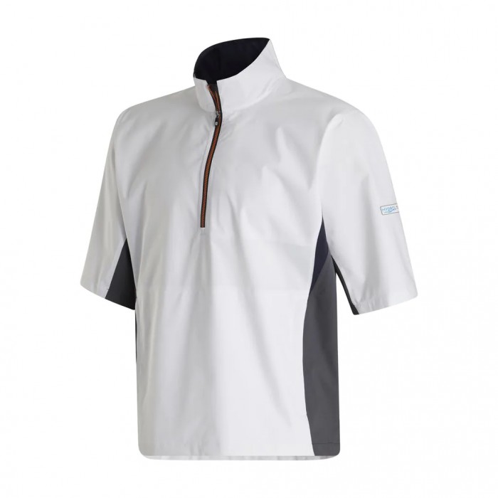 Camisas Footjoy HydroLite Corta Sleeve Hombre Blancos Naranjas | MX-942317X