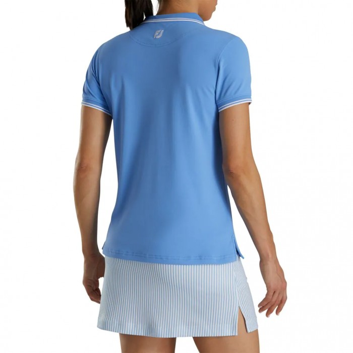 Camisas Footjoy Limited Edition Open Collar Mujer Azules Claro | MX-315862L