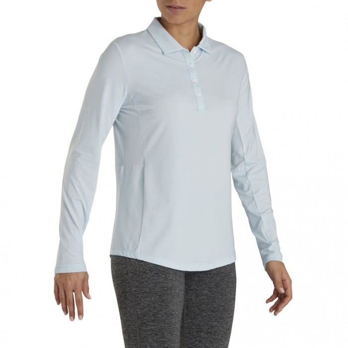 Camisas Footjoy Long Sleeve Sun Protection Mujer Azules | MX-109745K