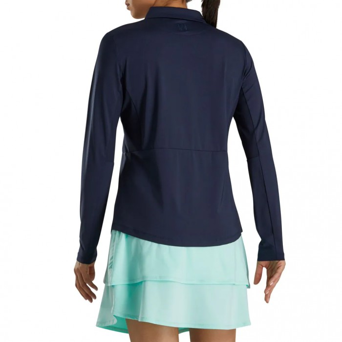 Camisas Footjoy Long Sleeve Sun Protection Mujer Azul Marino | MX-175063D