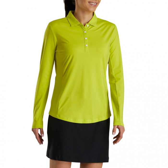 Camisas Footjoy Long Sleeve Sun Protection Mujer Citrus | MX-389450J