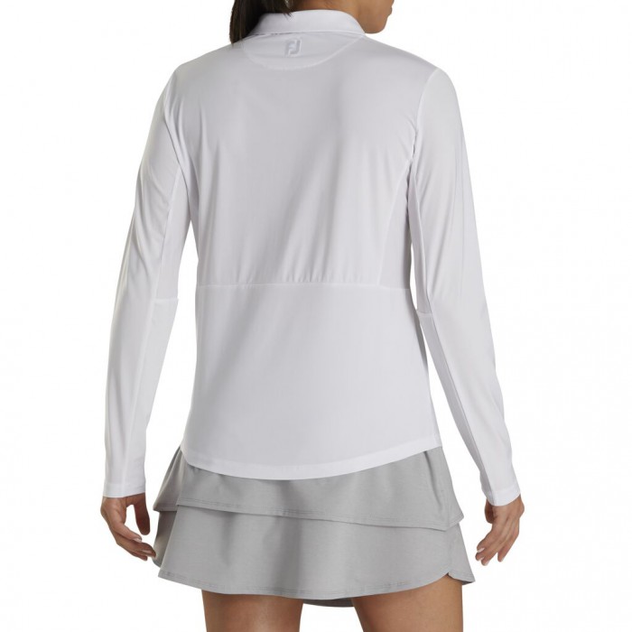 Camisas Footjoy Long Sleeve Sun Protection Mujer Blancos | MX-685301K