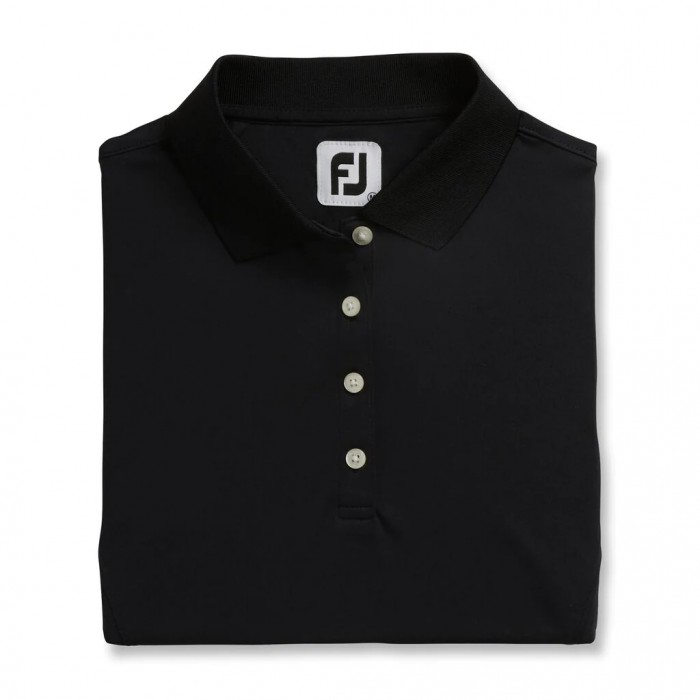 Camisas Footjoy ProDry Interlock Knit Collar Mujer Negros | MX-105783R