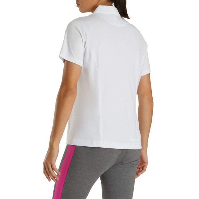 Camisas Footjoy ProDry Interlock Knit Collar Mujer Blancos | MX-208369P