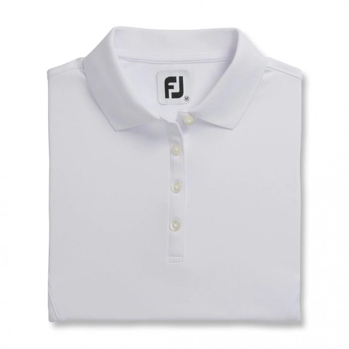 Camisas Footjoy ProDry Interlock Knit Collar Mujer Blancos | MX-208369P