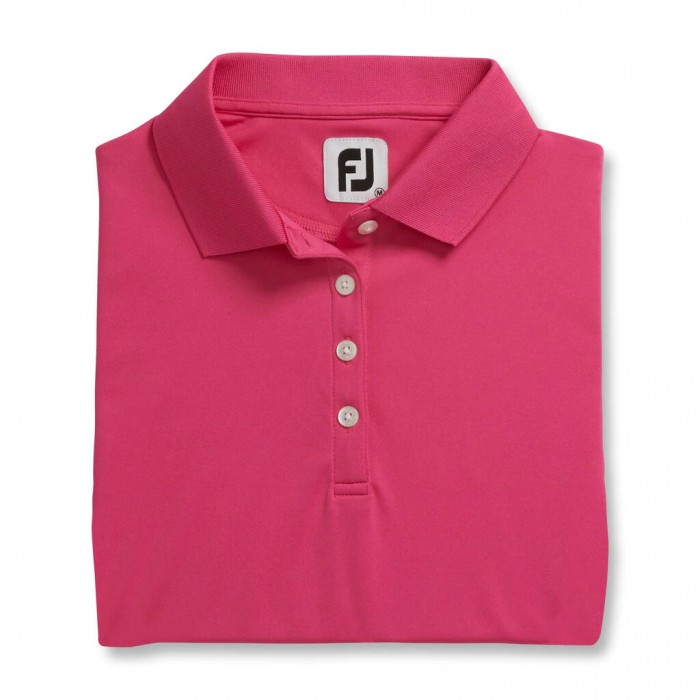 Camisas Footjoy ProDry Interlock Knit Collar Mujer Rosas | MX-528603K