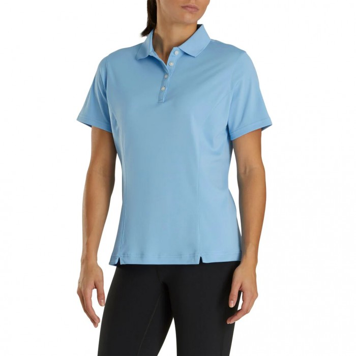 Camisas Footjoy ProDry Interlock Knit Collar Mujer Azules Claro | MX-638502H