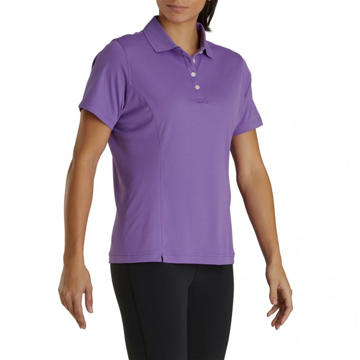 Camisas Footjoy ProDry Interlock Knit Collar Mujer Morados | MX-813572T