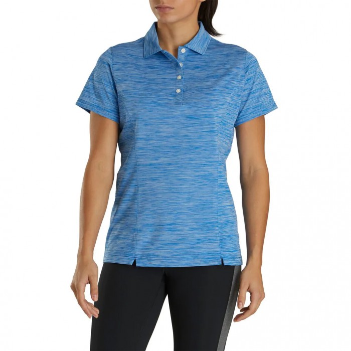 Camisas Footjoy ProDry Interlock Self Collar Mujer Azul Rey | MX-169530N