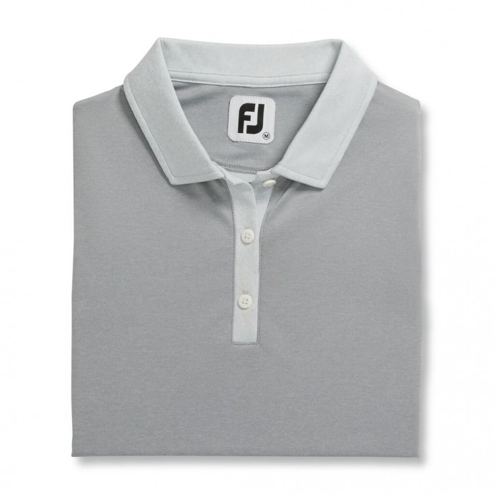 Camisas Footjoy Sin Manga Jacquard Back Mujer Grises | MX-981750N