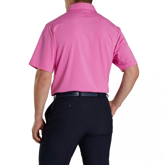 Camisas Footjoy Solid Lisle Self Collar Hombre Iced Berry | MX-183092C