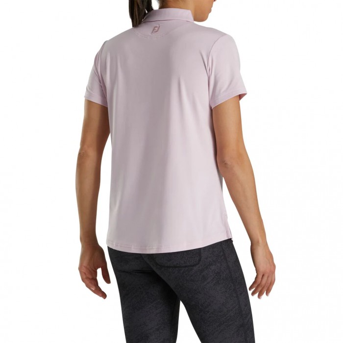 Camisas Footjoy Solid Lisle Self Collar Mujer Rosas Claro | MX-582743U