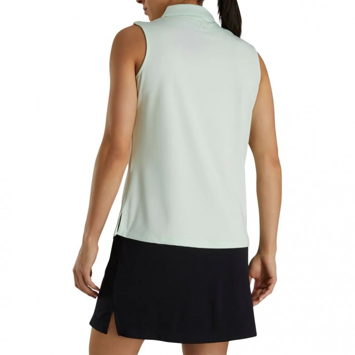 Camisas Footjoy Solid Lisle Sin Manga Mujer Verde Menta | MX-738960O