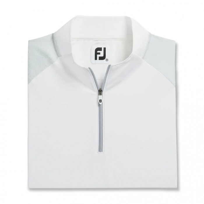 Camisas Footjoy Zip Placket Mujer Blancos | MX-067852K