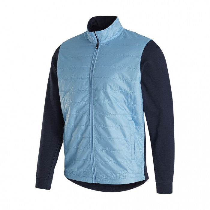 Chaquetas Footjoy Full-Zip Hybrid Hombre Azules Claro Azul Marino | MX-318794B