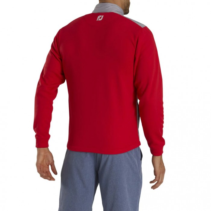 Chaquetas Footjoy Full-Zip Hybrid Hombre Grises Rojos | MX-410369L