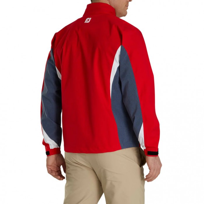 Chaquetas Footjoy HydroLite Hombre Rojos Azul Marino Blancos | MX-496087Q