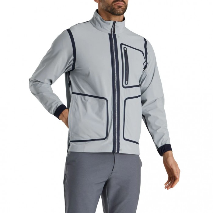 Chaquetas Footjoy HydroVerse Hombre Grises Azul Marino | MX-986370N