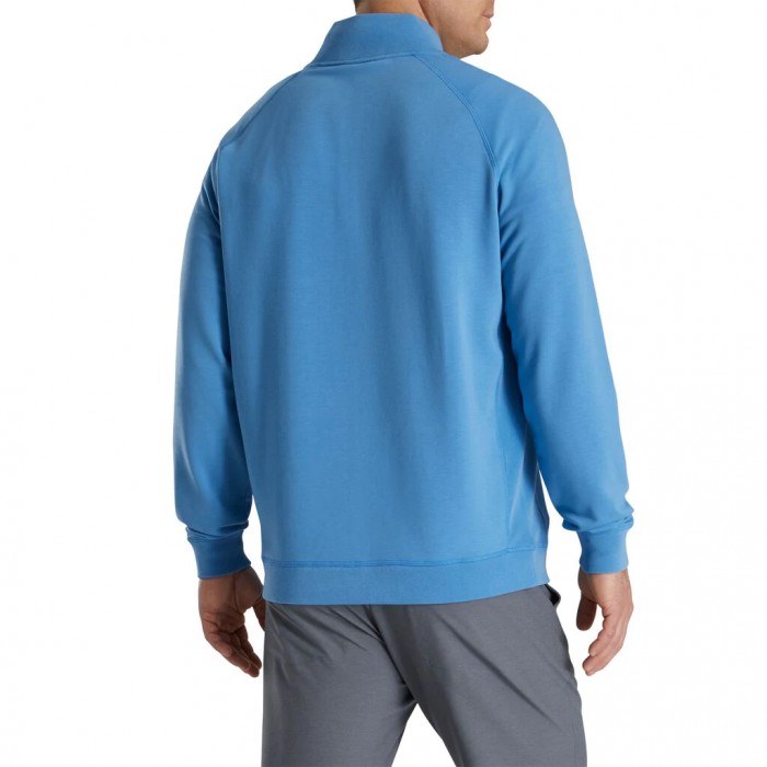 Chaquetas Footjoy Jersey Fleece Quarter-Zip Hombre Azules | MX-189357U