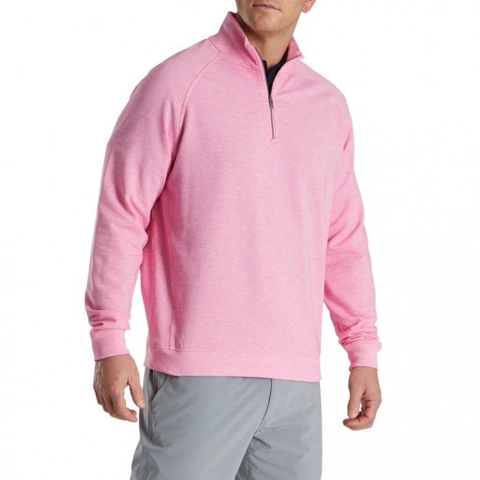 Chaquetas Footjoy Jersey Fleece Quarter-Zip Hombre Rosas | MX-197526Z