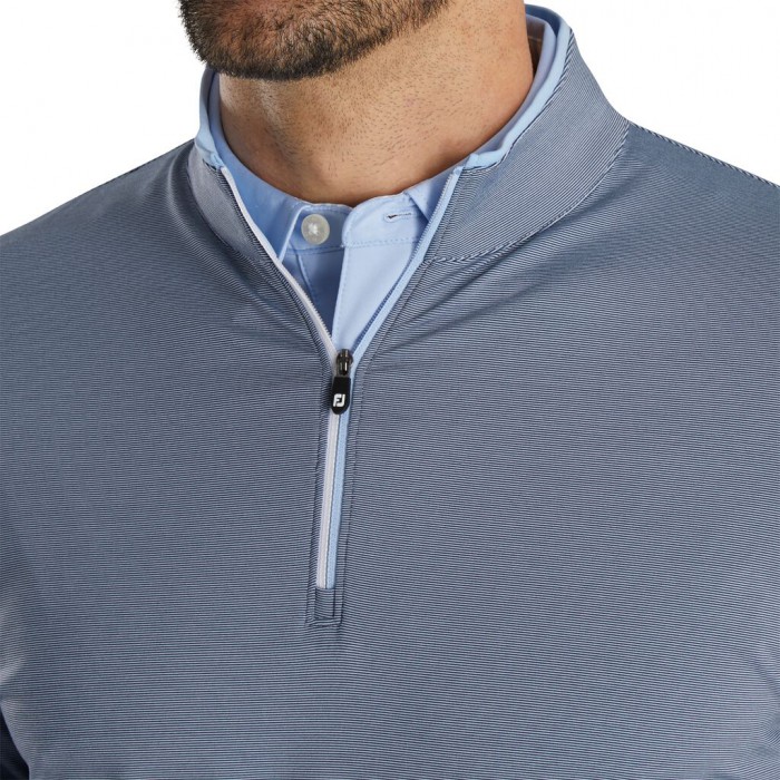 Chaquetas Footjoy Ligeros Quarter-Zip Hombre Azul Marino Azules Claro | MX-058367P