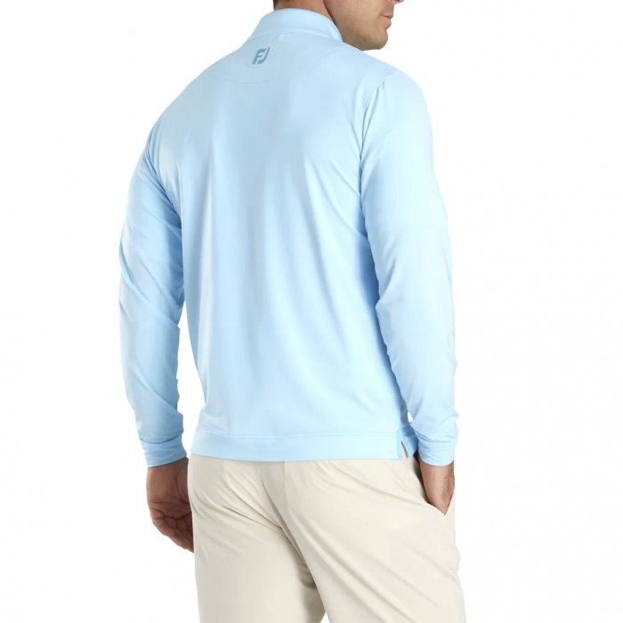 Chaquetas Footjoy Ligeros Quarter-Zip Hombre Azules Claro Blancos | MX-108437W