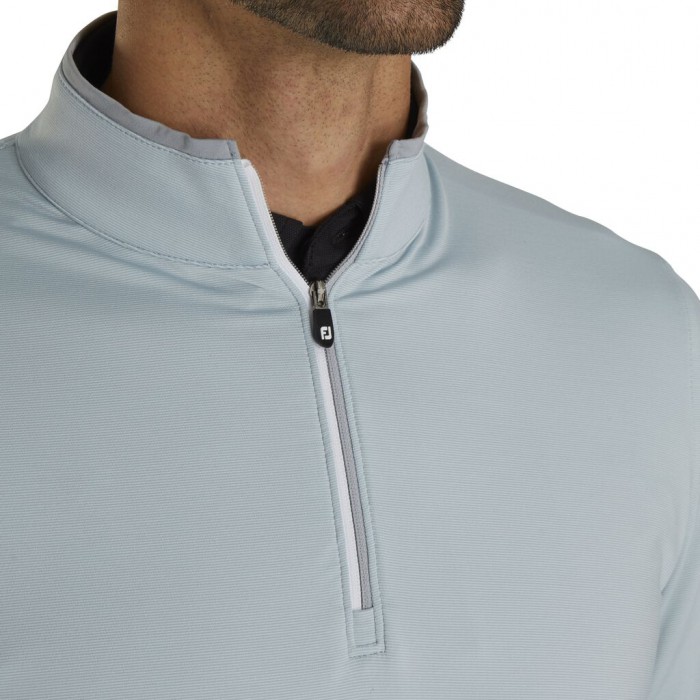 Chaquetas Footjoy Ligeros Quarter-Zip Hombre Grises Azules | MX-290541N