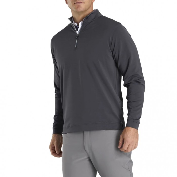 Chaquetas Footjoy Ligeros Quarter-Zip Hombre Negros | MX-374218Y