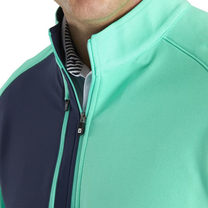 Chaquetas Footjoy Pique Deporte Mid-Layer Hombre Spearmint | MX-289634K