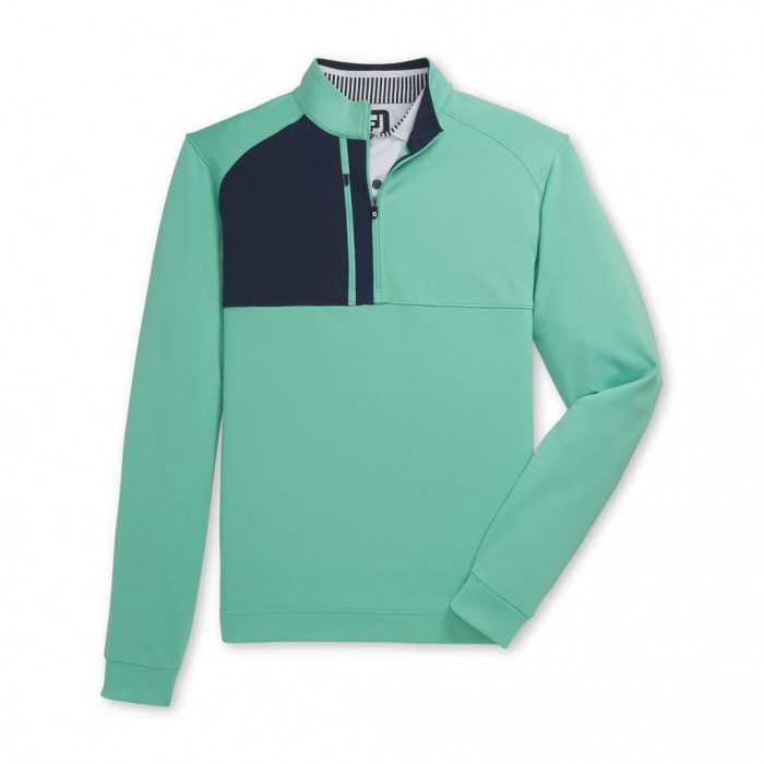 Chaquetas Footjoy Pique Deporte Mid-Layer Hombre Spearmint | MX-289634K