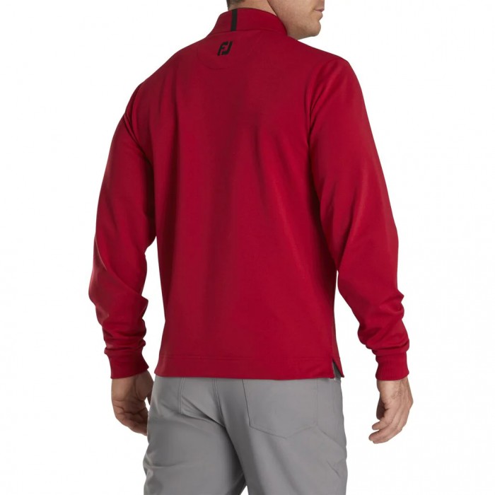 Chaquetas Footjoy Pique Deporte Mid-Layer Hombre Crimson | MX-748605Q