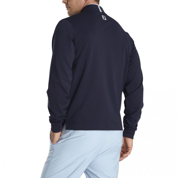 Chaquetas Footjoy Pique Deporte Mid-Layer Hombre Azul Marino | MX-852340O