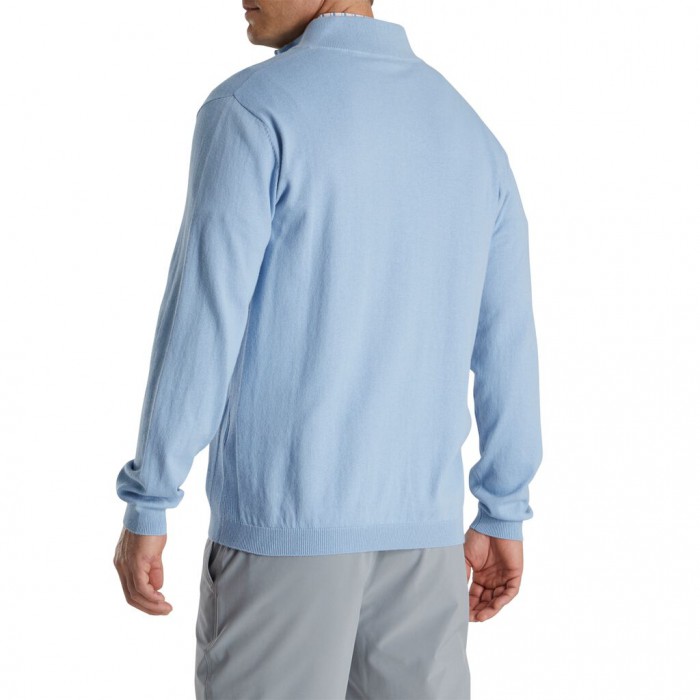 Chaquetas Footjoy Quarter-Zip Sueter Hombre Grises | MX-483915W