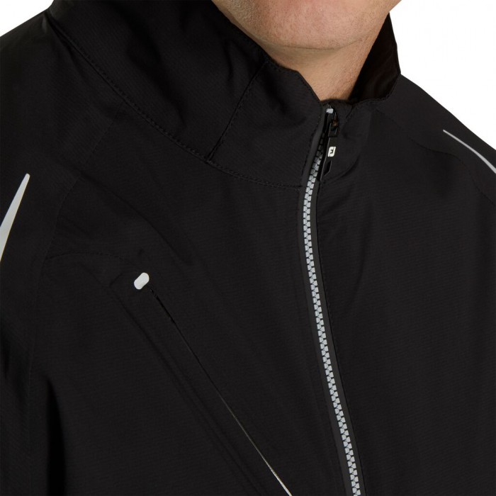 Chaquetas Footjoy Select LS Rain Hombre Negros | MX-236754A