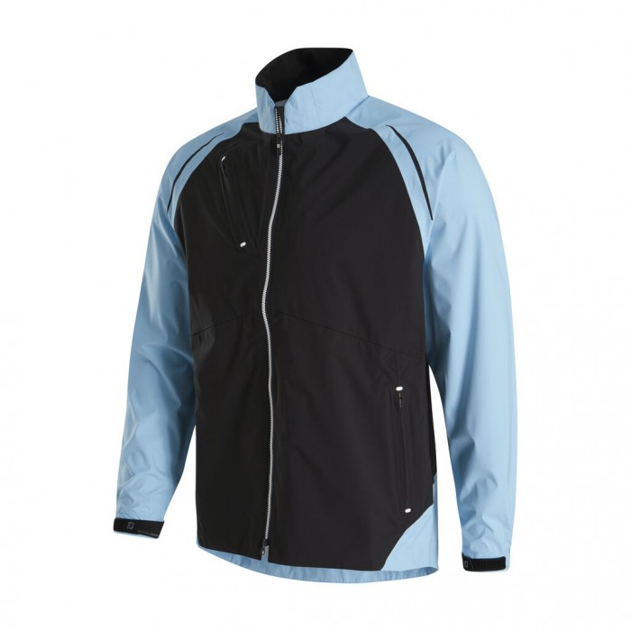 Chaquetas Footjoy Select LS Rain Hombre Azules Claro Negros | MX-839652N