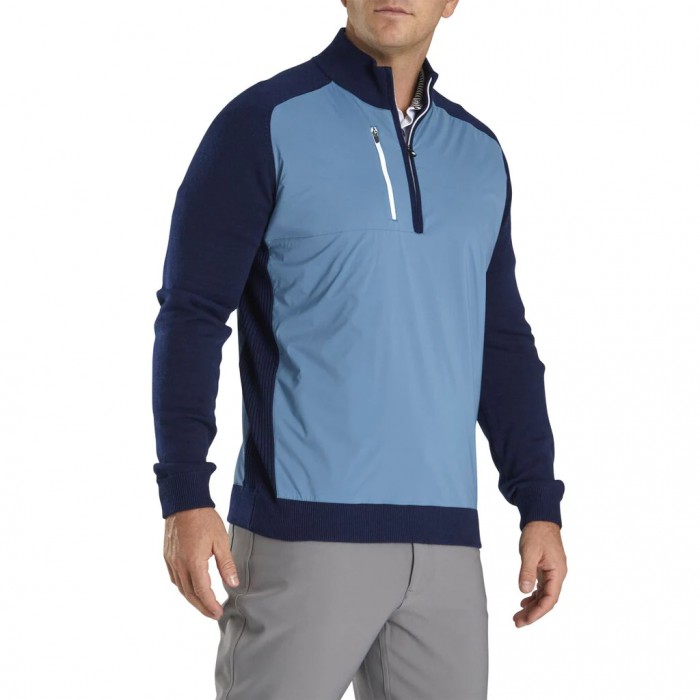 Chaquetas Footjoy Tech Sueter Hombre Azul Marino | MX-326049C