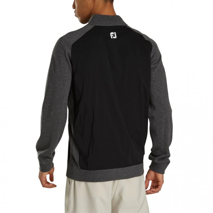 Chaquetas Footjoy Tech Sueter Hombre Negros | MX-370528O