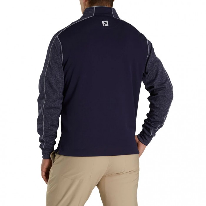 Chaquetas Footjoy Tonal Heather Mid-Layer Hombre Azul Marino | MX-375246G