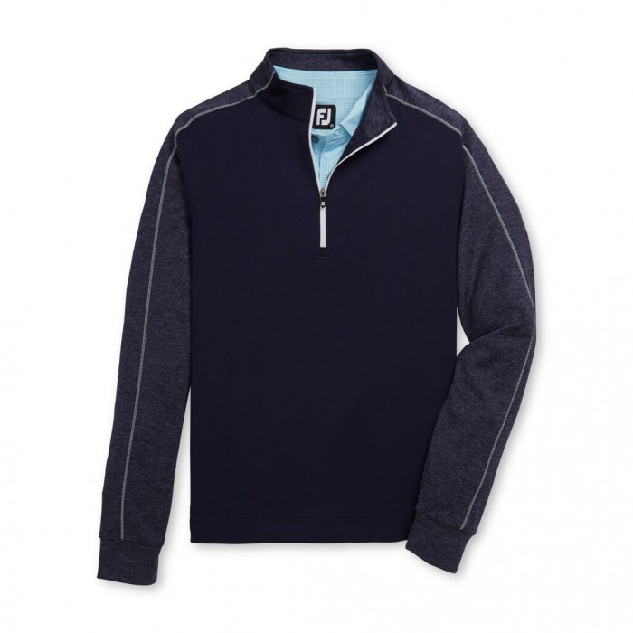 Chaquetas Footjoy Tonal Heather Mid-Layer Hombre Azul Marino | MX-375246G