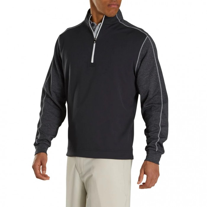 Chaquetas Footjoy Tonal Heather Mid-Layer Hombre Negros | MX-408697R