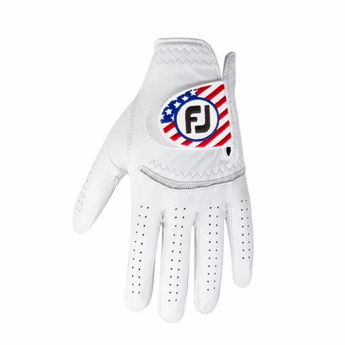 Guantes De Golf Footjoy StaSof Flag Mujer Blancos | MX-027451S