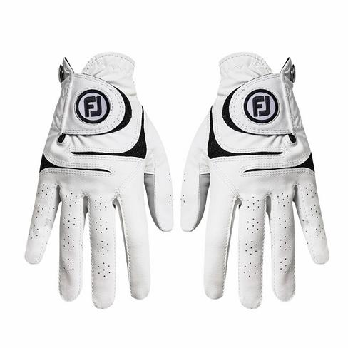 Guantes De Golf Footjoy WeatherSof Pair Mujer Blancos | MX-407326P