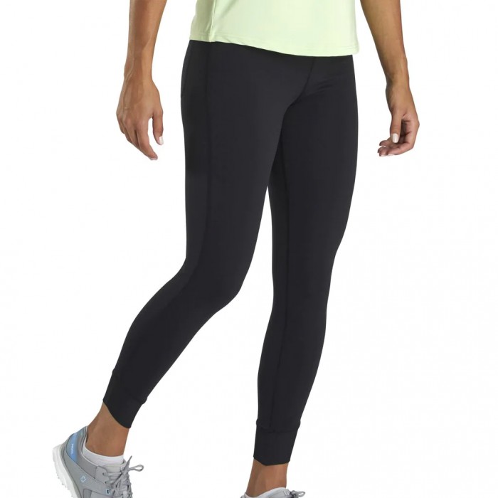 Leggings Footjoy Ankle Length Rib Block Mujer Negros | MX-285460E