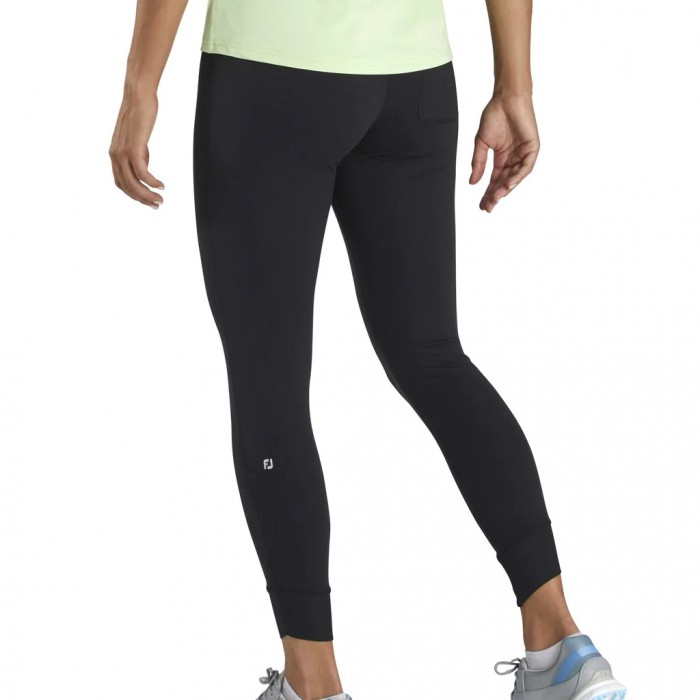 Leggings Footjoy Ankle Length Rib Block Mujer Negros | MX-285460E