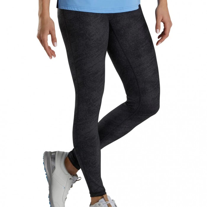 Leggings Footjoy Printed Leggings Mujer Negros | MX-841370W