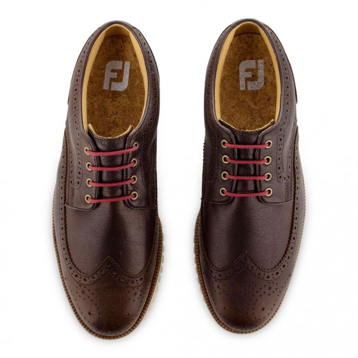 Punta De Ala Footjoy Club Casuals Hombre Marrom | MX-019256K