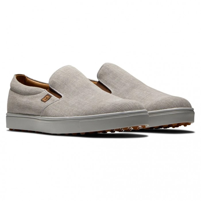 Slip On Footjoy Club Casuales Hombre Blancos Plateados | MX-416380K