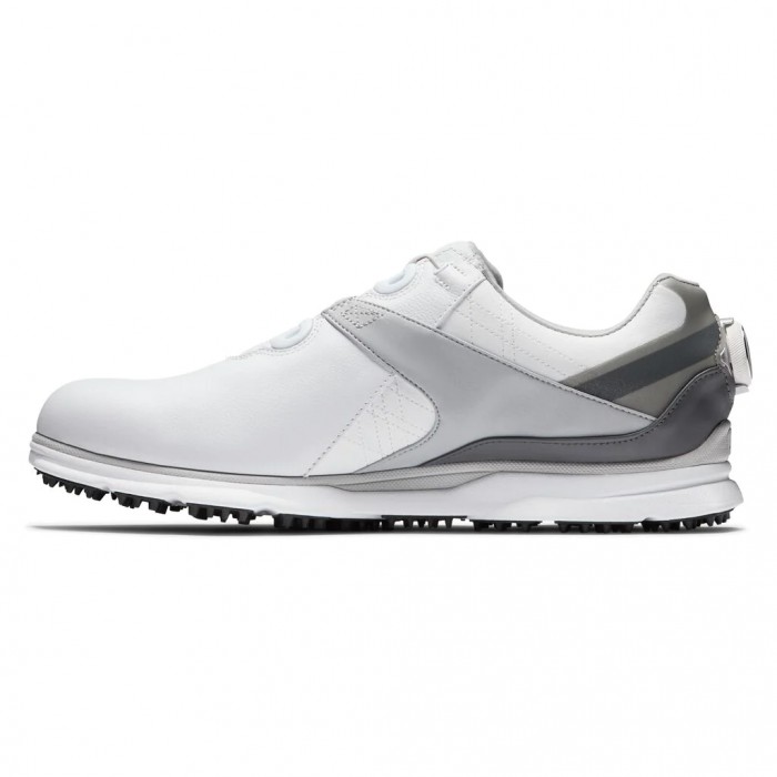 Tenis Golf Sin Pinchos Footjoy Pro|SL BOA Hombre Blancos Grises | MX-693024Q